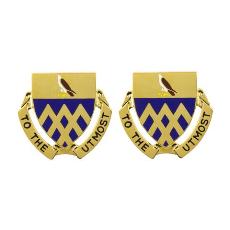 101st Cavalry Regiment Unit Crest (To the Utmost)